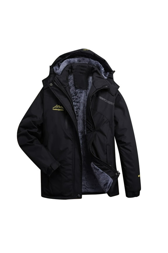 Plus Size Winter Coats for Women Outdoor Charging Suit for Women Outdoor Breathable, Plush and Thickened Mountain Climbing Suit, Trendy Jacket