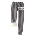 thumbnail image 1 of Leggings for Women Fashion Women's Printing Leggings With Elastic Drawstring Pockets Thick Warm Pants, 1 of 3