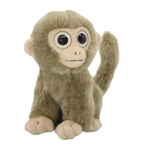 Monkey Plush Toy,8 inch Stuffed Animal Cute Monkey Doll,Soft Fluffy Squeeze Soft Plush Doll,Gifts for Kids Present for Every Age and Occasion