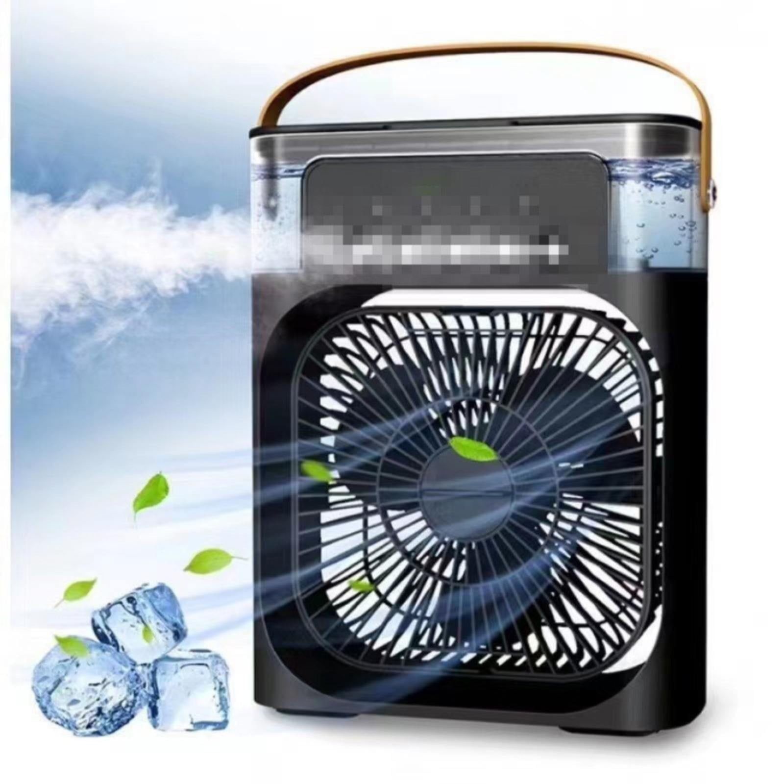 Deals!NQWZTIU Portable Ice Fan Air Cooler With Water Frost Cube Fan