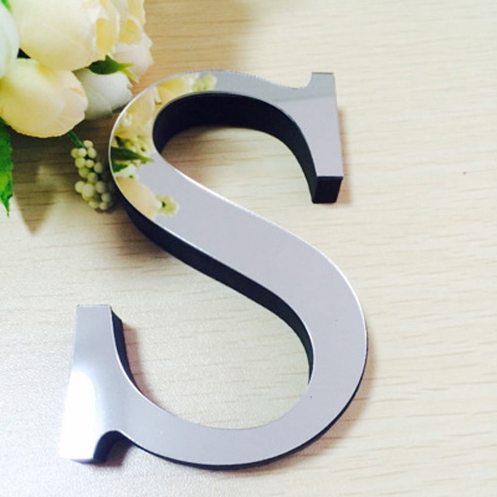 Deals Of The Day Clearance！ Bifavgk 26 Letters Diy 3D Mirror Acrylic