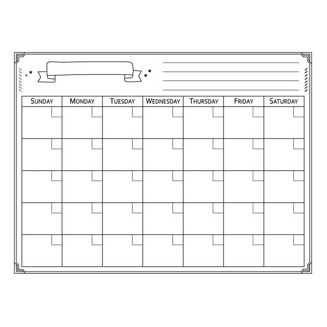 Deals Of The Day Clearance！ Bifavgk Whiteboard Calendars For