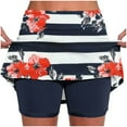 thumbnail image 1 of Stylish Olyvenn Skorts for Woman with Pockets High Waisted Yoga Shorts Lightweight Tennis Skirts Athletic Clothes Joggers Navy XL, 1 of 4