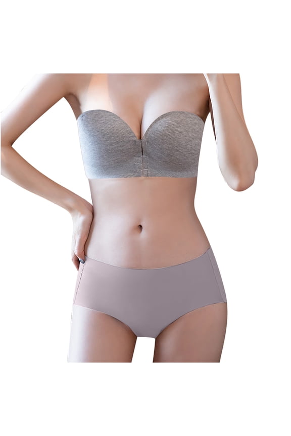 Strapless Bras for Women Plus Size Underwear,Comfortable,Breathable,Close-Fitting,Strapless Ladies Full Coverage Seamless Full Figure Bras Plus Size Bra Bras