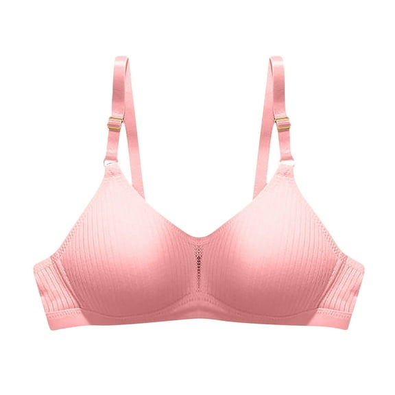 Fashion SMihono Bralettes for Women Lace Open Back White Sports Bra Girls Bras for Women High Support Sports Bra Tshirt Bras Pink S