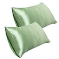 thumbnail image 1 of Satin Pillowcase for Hair and Skin Queen Satin Pillow Cases Set 2 Pack 20x25 inches Satin Cooling Pillow Covers with Envelope Closure, 1 of 1