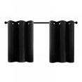 thumbnail image 1 of Deals Short Grommet Curtains for Kitchen,Blackout Thermal Insulated Curtains for Kitchen Living Room Energy Efficient,Wide 34 x Long 24 inches Per Panel,Set of 1, 1 of 5
