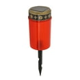 thumbnail image 1 of Solar Power Grave Lawn Light Flameless Electronic Led Lamp Decorations (Red), 1 of 9