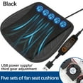 thumbnail image 1 of USB Cooling Seat Cushion, Cool Car Seat with Fan, Summer Automotive Seat Cushion, Breathable and Ventilated Car Seat Cushion, Car Seat Cooling Pad, Ventilated Car Seat Cover, 1 of 3