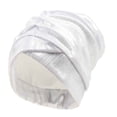 thumbnail image 1 of UTSJKR Women's Turban Cozy Cotton Lined Turban Hats Indian Turbans Metallic Hats Head Wraps African Cap for Women White, 1 of 3