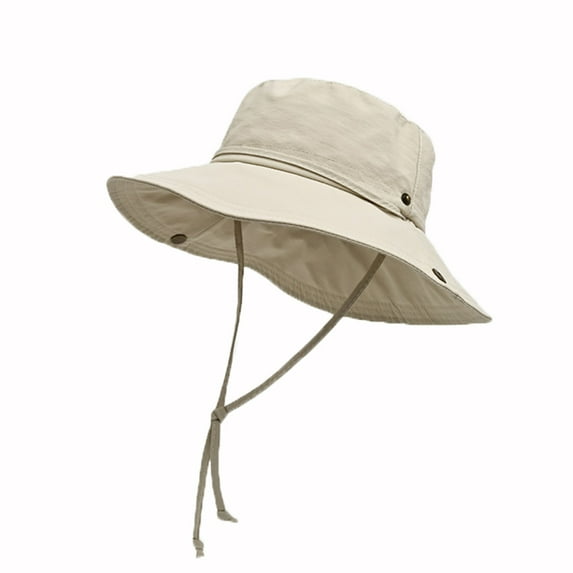 UTSJKR Womens Wide Brim Sun Hats UPF 50+ UV Protection Fishing Hat Foldable Summer Hat Outdoor Activities Lightweight Headwear Beige