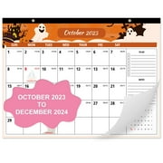 Deals！Wall Calendar 2024,Daily Planners,11.5*11",Hanging Calendar Wall Paper from Oct.2023 to Dec.2024 15 Months,Spiral Bound,Large Blocks with Julian Dates,for Home and Office
