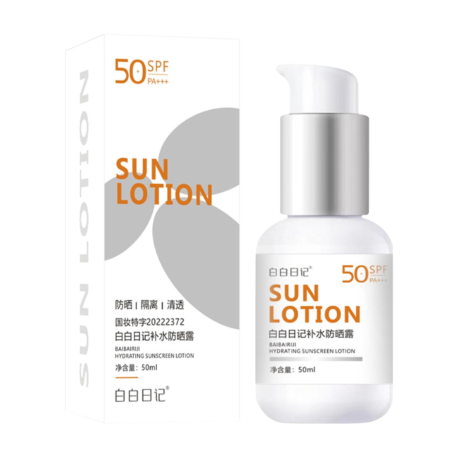 Deals Whitening Sunscreen Spf50 Antiuv Moisturizing Refreshing Non Greasy Summer Sunscreen 3134