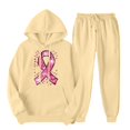 thumbnail image 1 of Womens ClothingPlus Size Fayshow0 Outfits Women'S Sports Tracksuits Long Sleeve Pullover Hoodies Sweatshirt Loose Coat and Sweatpants Fall Winter Suit, 1 of 4