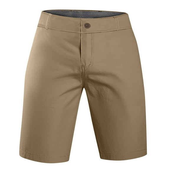 Fashion YLSDY Cargo Shorts for Men Summer Casual Button Fly Summer Beach Shorts Vintage Breathable Shorts with Multi Pockets Khaki 32