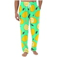 thumbnail image 1 of Fashion YLSDY LFashionns Print Lounge Pants for Men Comfortable Elastic Waist with Pockets Relaxed Fit for Dailywear and TStylishl Green L, 1 of 5