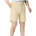 thumbnail image 1 of Fashion YLSDY Men's Golf Shorts 7" 9" Work Dress Shorts Casual Flat Front Stylish Shorts Lightweight Quick Dry Water Resistant Khaki XL, 1 of 6