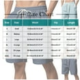 thumbnail image 1 of Fashion YLSDY Men's Shorts Summer Elastic Waist Mokaloha Shorts Drawstring Beach Corduroy Short Lightweight Short Light Blue S, 1 of 9