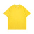 thumbnail image 1 of Fashion YLSDY T Shirts for Men Casual Short Sleeve Crewneck Loose Blouse Vintage Pullover Tops Lightweight Summer Athletic Workout Tees Yellow L, 1 of 3