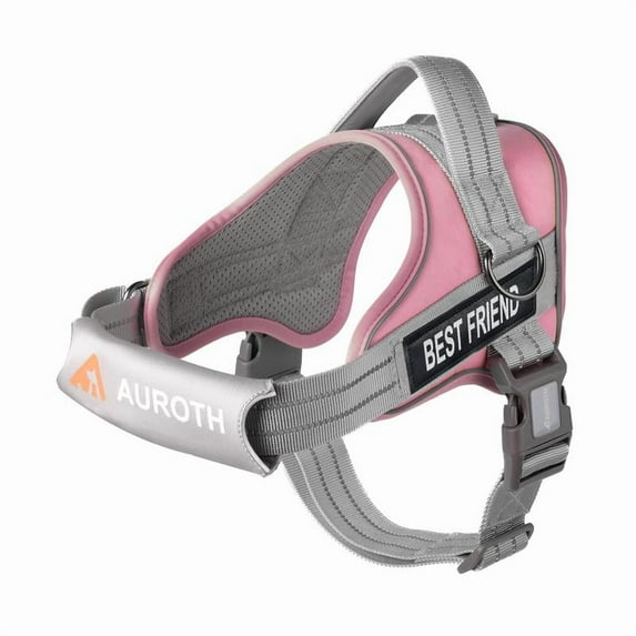 【Deals For You】AUROTH No Pull Dog Harness - Soft Padded Service Vest, Reflective, Adjustable, Easy On & Off - Great for Walking & Training, Suitable for Small, Medium & Large Dogs