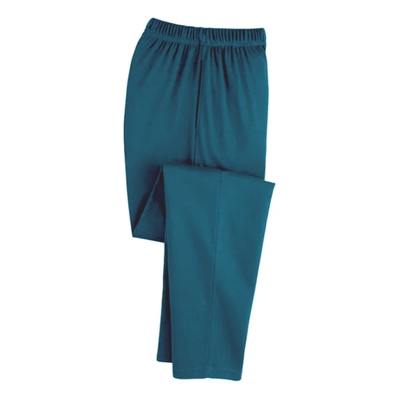 Clothing 2025 Plus Size Pants Women's Pockets Elastic Waist Straight Solid Color Casual Pants Pants Women Polyester Casual Pants