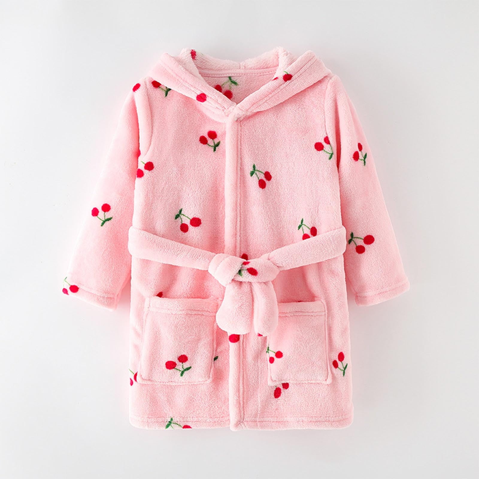 Deals of The Day Clearance TMOYZQ Toddlers Boys Girls Hooded Robe Soft ...