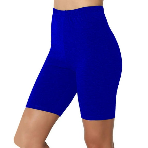 Deals of The Day Clearance Workout High Waist Comfy Elastic Band Solid Active Yoga Shorts Pants Solid Color Yoga Pants on Sale Clearance