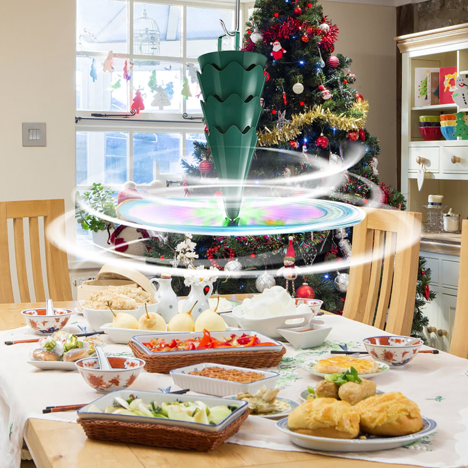 Deals of The Day! LHNFT New Fly Fan Retractable Indoor And Outdoor Fly