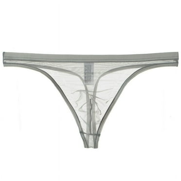 Deals of The Week,Abomasnow Mens Ice Silk T-Back Mesh Thong Underwear Sexy See Through Ultra-Thin Sweat Absorbing G-String Briefs