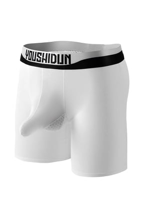Men's Underwear Breathable Cotton Ball Pouch Design Everyday Boxers Pants Anti-Chafing Athletic Workout Thin Underwear