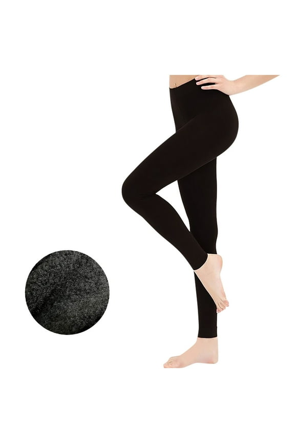 Women's Opaque Slimming Tights High Waist Tummy Compression Leggings Control Top Footless Tights Silk Stockings