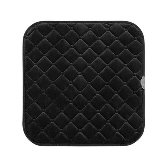 Car Seat Cushion Comfortable Seat Cover for Cars Trucks SUV Van, Winter Seat Cushion for Driver or Passenger Black 1 Pack