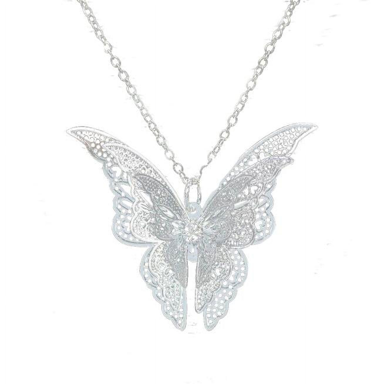 Deals of the Day,Jovati Women Pendant Lovely Silver Butterfly Pendant Chain Necklace Alloy Jewelry Gift on Clearance - image 1 of 4