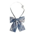 thumbnail image 1 of Miqool Women's Girls Pre-Tied Adjustable Plaid Big Knotbow Shirt Bow Ties Uniform School Uniform Costumes Neckties, 1 of 2