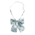 thumbnail image 1 of Deals of the Day Miqool Women's Girls Pre-Tied Adjustable Plaid Big Knotbow Shirt Bow Ties Uniform School Uniform Costumes Neckties, 1 of 2