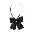 thumbnail image 1 of Miqool Women's Girls Pre-Tied Adjustable Plaid Big Knotbow Shirt Bow Ties Uniform School Uniform Costumes Neckties, 1 of 2
