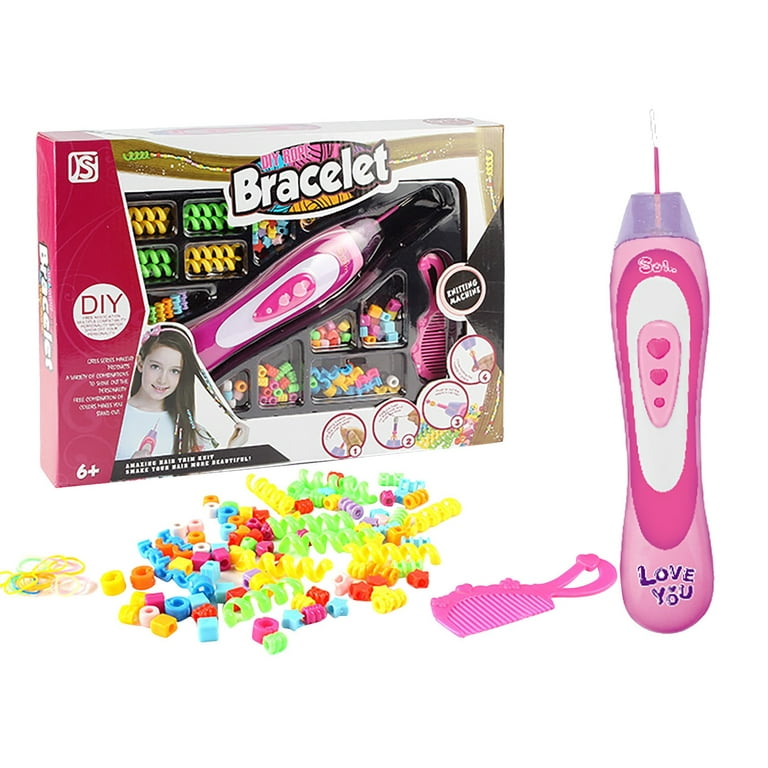 Bead machine toy DIY hair bead toy beauty toy
