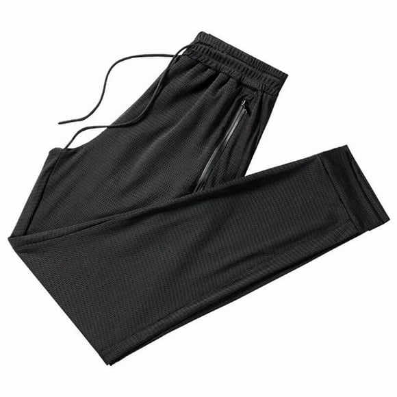 Deals under 5.00 LYXSSBYX Cargo Pants for Men Hot Sale Clearance Men's Sports Pants Hollow Summer Thin Loose Air Conditioning Nine-Point Pants