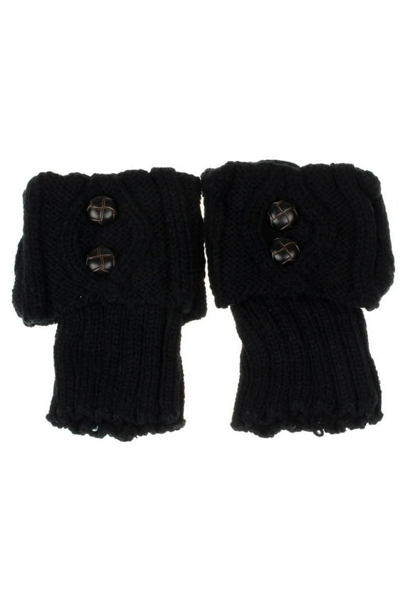 Fuzzy Socks for Women Women Leg Warmers Knitted Short Knee Ankle Socks Winter Trim Boot Cuffs Toppers