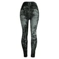 thumbnail image 1 of Deals under 5.00 LYXSSBYX Womens Denim Pants High Rise Women's Jeans Bottom Pants Coloured Hip-Up Super Bomb Slim Nine-Minute Pants, 1 of 4