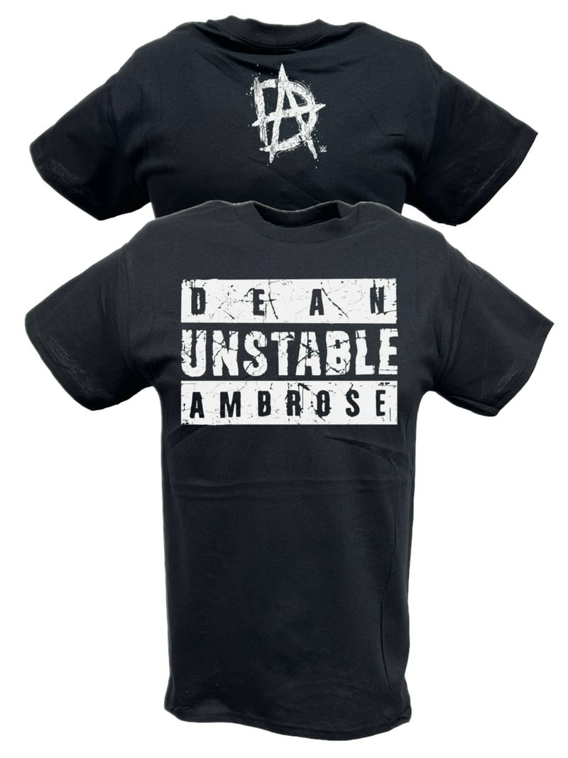 Dean Ambrose Unstable Mens Black T-shirt 4XL - Walmart.com