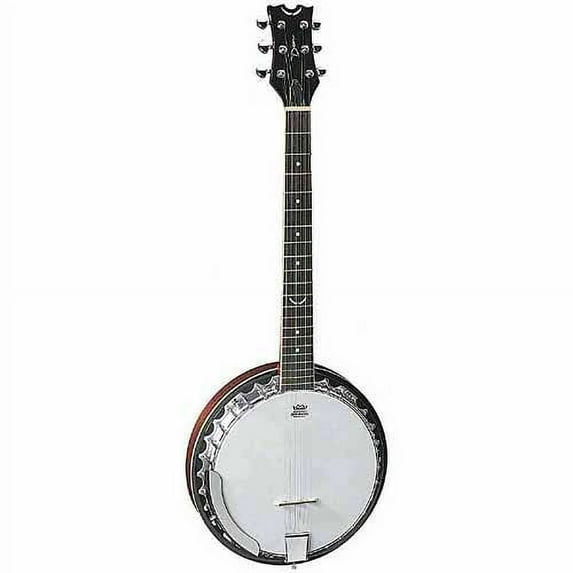 Dean BW6 Acoustic Backwoods 6 Banjo Guitar Six String Gloss Natural Finish New