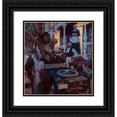 thumbnail image 1 of Dean Cornwell 15x16 Black Ornate Wood Framed Double Matted Museum Art Print Titled - The Great Things of Life-Travel (1921), 1 of 5