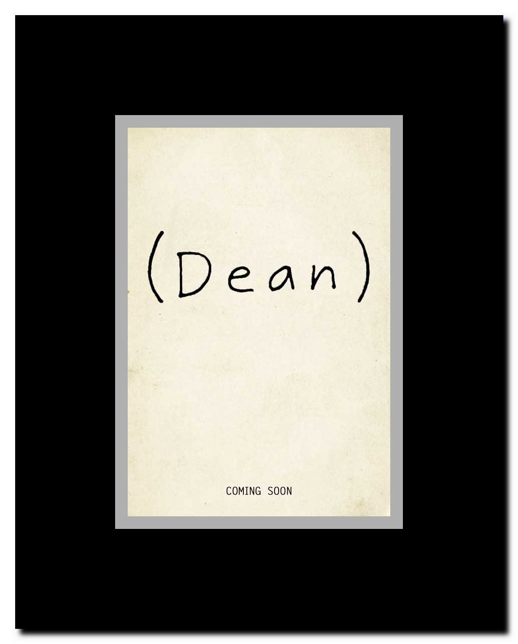 Dean Framed Movie Poster