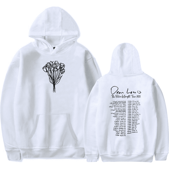 Dean Lewis Merch Hoodie The Future Is Bright Tour 2023 Sweatshirt Women Men Streetwear Pullover