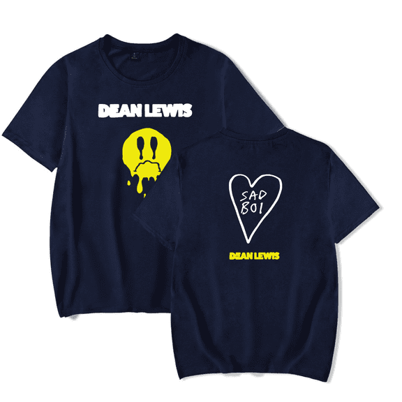 Dean Lewis Merch T-Shirt Sad Boi Face Logo Short Sleeve Top Tees Women Men Crewneck