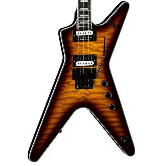Dean ML Select Floyd Quilt Top Trans Brazilia Electric Guitar