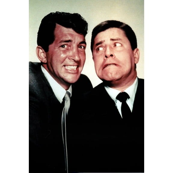 Dean Martin Jerry Lewis Poster Metal Sign Art Print 8x12 Multi-Color Square Adults Poster Time