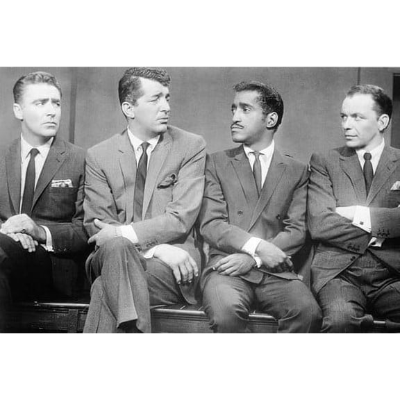 Dean Martin, Sammy Davis Jr. Frank Sinatra and Peter Lawford in Ocean's Eleven 24x36 Poster