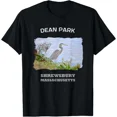 thumbnail image 1 of Dean Park Great Blue Heron Shrewsbury Nature Art Unisex T-Shirt, up to size 5XL, 1 of 2